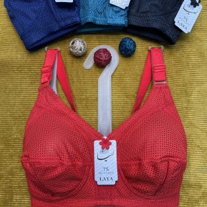 سوتین بدون فنر سوزنی اعلا ژوردار کد ۳۱۲ مارک معتبر لعیا(جین ۱۲تایی)