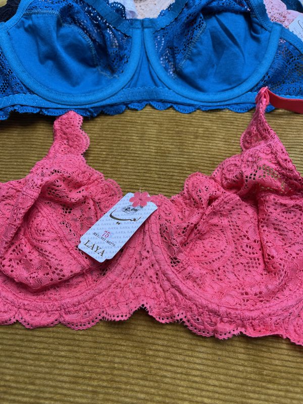 سوتین فنردار دانتل دالبری کد ۳۳۵ مارک معتبر لعیا(جین ۱۲تایی) - Image 6