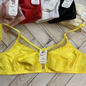 سوتین بدون فنر وسط حریر کد ۳۱۵ مارک معتبر لعیا(جین ۱۲تایی)