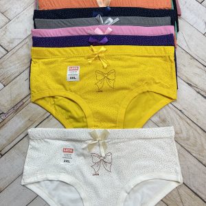 شورت فاق بلند کد ۱۹۰ پیش سوزنی نخ پنبه اعلا مارک لعیا (جین ۱۲تایی)