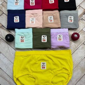 شورت فاق بلند تیپ لاکرا ساده دندون موشی مارک لادن (جین ۱۲ تایی)