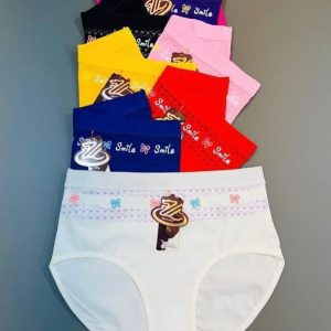 شورت وارداتی نخی زنانه فاق بلند کد ۱۶ مارک سینولونگ (جین ۱۲ تایی)