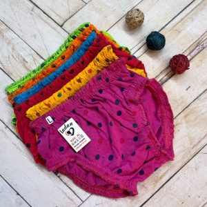 شورت اسلیپ نخی چین دار دخترانه مارک معتبر لادن (جین ۱۲ تایی)