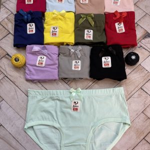 شورت فاق بلند تیپ لاکرا ساده پاپیونی مارک لادن (جین ۱۲تایی)