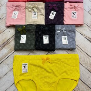 شورت فاق بلند خالدار پنبه ضد حساسیت اعلا مارک لادن (جین ۱۲ تایی)