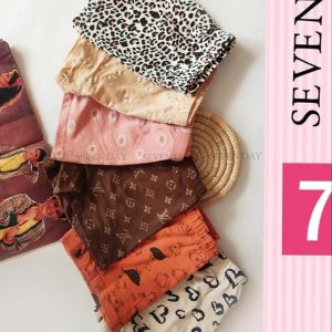 شورت پادار ۶ طرح نخ پنبه مارک سون دی (جین ۱۲تایی)