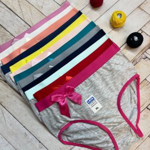 شورت کد ۱۸۳ گنی ملانژ نخی مارک لعیا (جین ۱۲تایی)