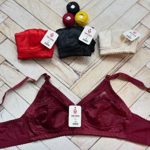 سوتین بدون فنر پرلون بالا گیپور مارک دلوان(جین ۱۲تایی)