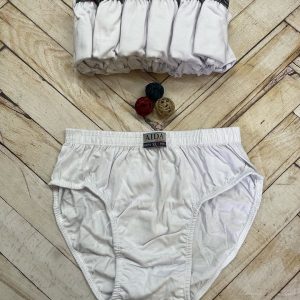 شورت اسلیپ سوپرنخ رنگ سفید مردانه مارک معتبر ایدا (جین ۱۲تایی)