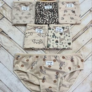 شورت نخ پنبه تم کرم مارک معتبر آلکیم(جین ۱۲تایی)