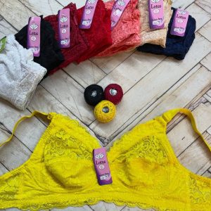 سوتین بدون فنر دانتل دور بسته مارک لوتوس (جین ۱۲تایی)