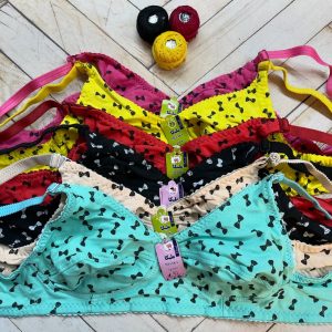 سوتین بدون فنر سوپرنخ پاپیون بیگ سایز مارک ملیکا(جین ۱۲تایی)