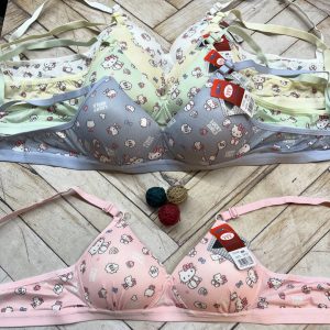 سوتین اسفنجی وارداتی کیتی کد ۸۳۹۲ مارک معتبر سافت (جین ۱۲تایی)