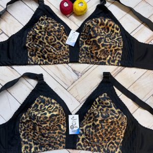 سوتین بدون فنر پلنگی مارک نرمینه (جین ۱۲تایی)