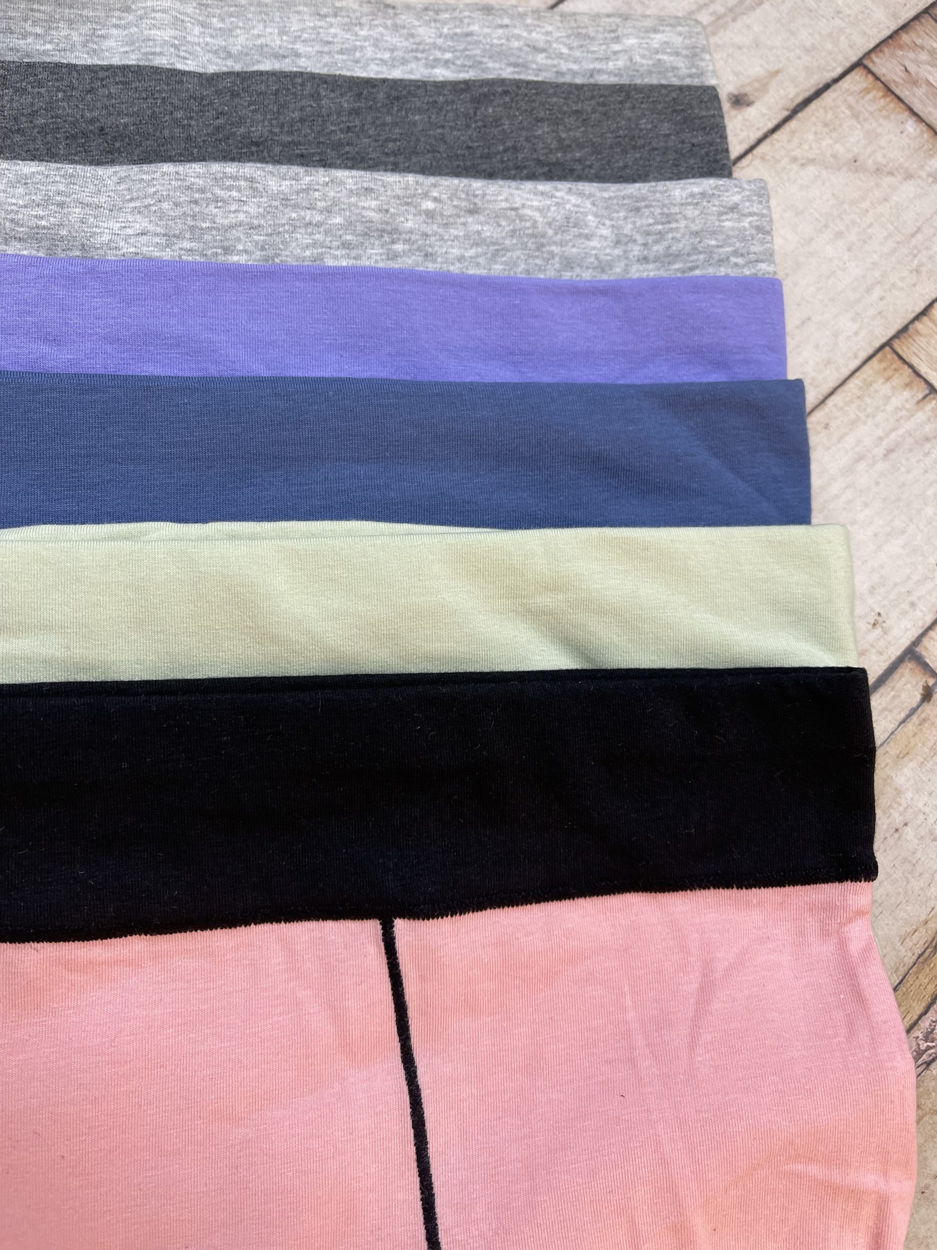 شورت فاق بلند وارداتی کش پهن نخ پنبه مارک پاموک ( جین ۱۲ تایی ) - Image 4