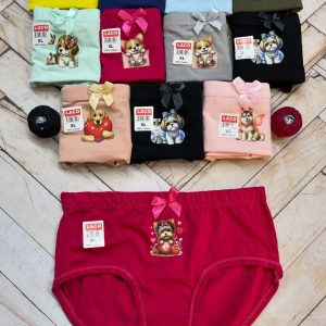 شورت نخ پنبه فاق بلند هاپو مارک لاکو(جین ۱۲تایی)