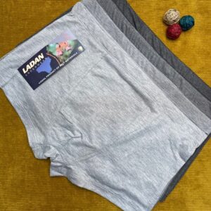 شورت مردانه نیم پا نخی ملانژ مارک لادن ( جین 12 تایی )